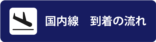 国内線　到着の流れ